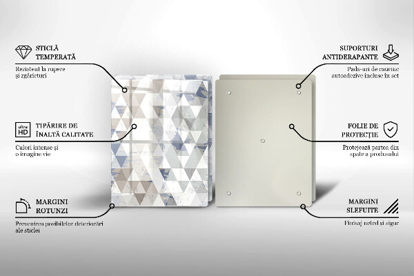 Deska do krojenia Wzór trójkąty