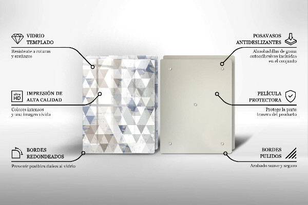 Deska do krojenia Wzór trójkąty