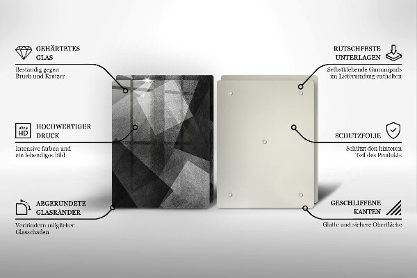 Deska do krojenia Geometryczna abstrakcja