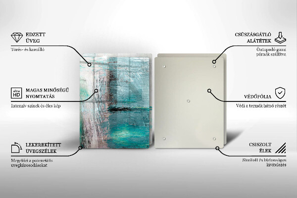 Deska do krojenia Tło abstrakcja farby