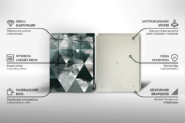 Deska do krojenia Trójkąty i woda