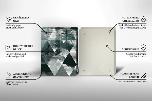 Deska do krojenia Trójkąty i woda