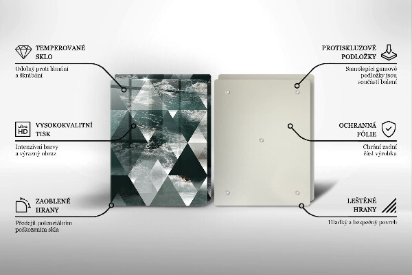 Deska do krojenia Trójkąty i woda