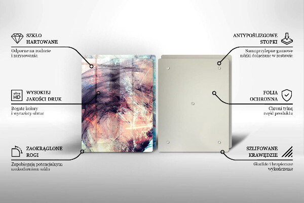 Deska do krojenia Malowana abstrakcja