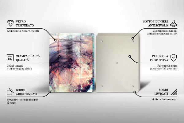 Deska do krojenia Malowana abstrakcja
