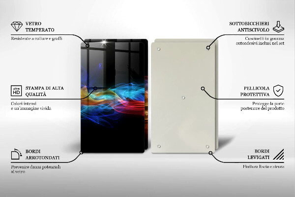 Deska do krojenia Kolorowy dym