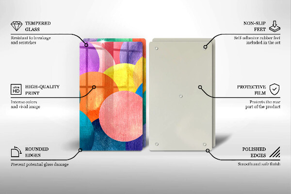 Deska do krojenia Barwne koła