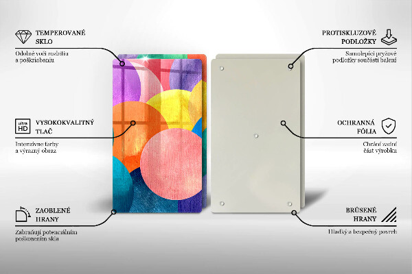 Deska do krojenia Barwne koła