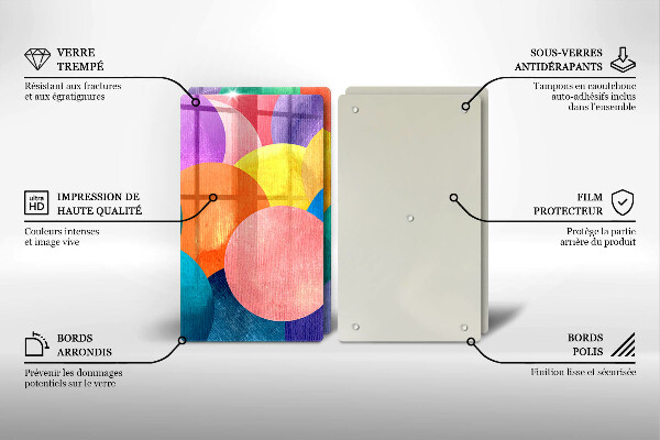 Deska do krojenia Barwne koła