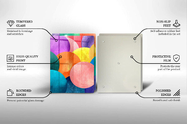 Deska do krojenia Barwne koła