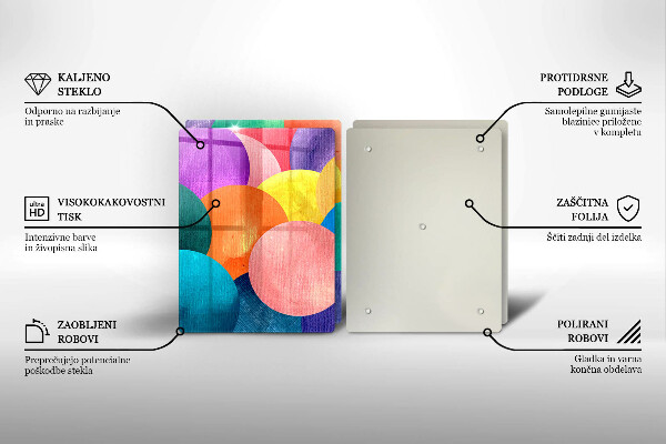 Deska do krojenia Barwne koła