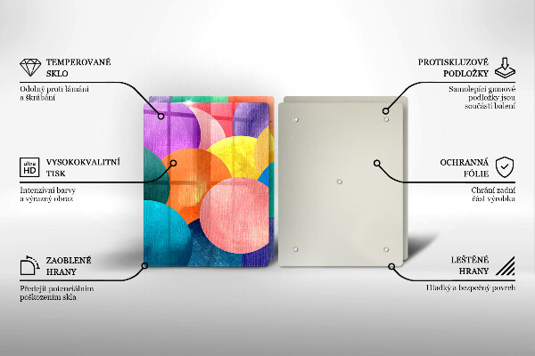 Deska do krojenia Barwne koła