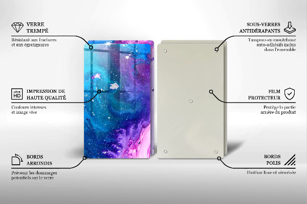 Deska do krojenia Abstrakcja tusze