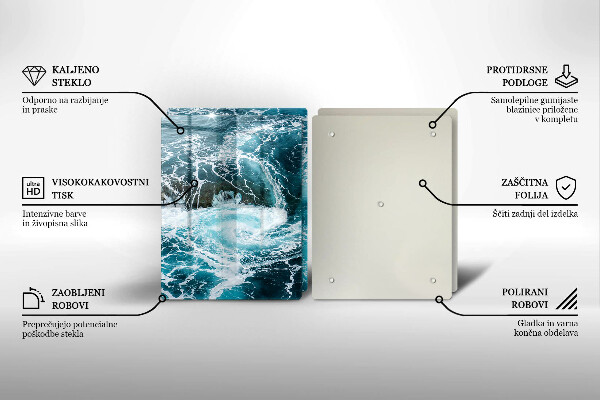 Deska do krojenia Spieniona fale wody