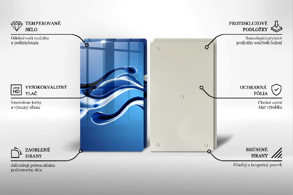 Deska do krojenia Płynna abstrakcja