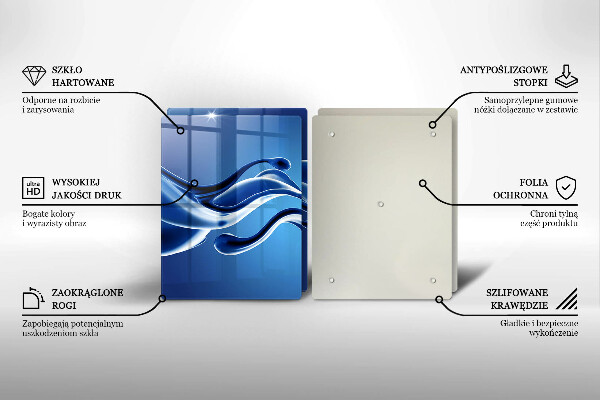 Deska do krojenia Płynna abstrakcja