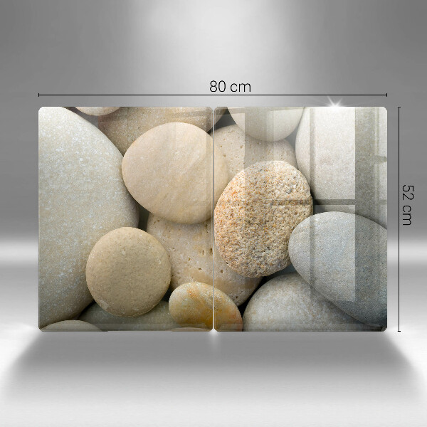 Deska do krojenia Wzór owalne kamienie