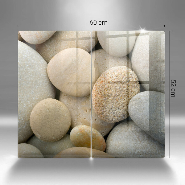 Deska do krojenia Wzór owalne kamienie