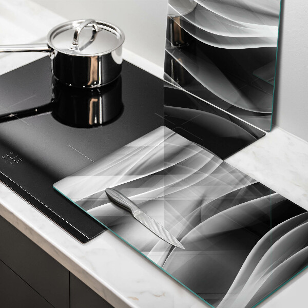 Deska do krojenia Abstrakcja linie dymu