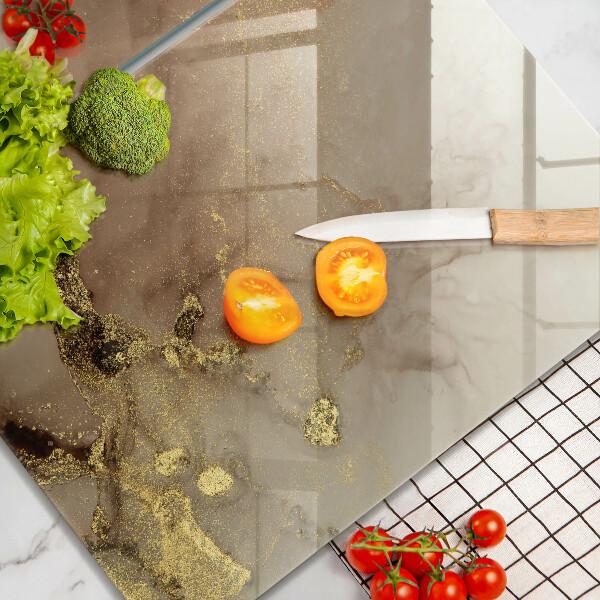 Deska do krojenia Abstrakcja złoto