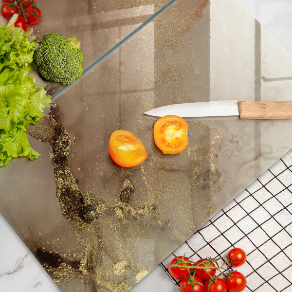 Deska do krojenia Abstrakcja złoto