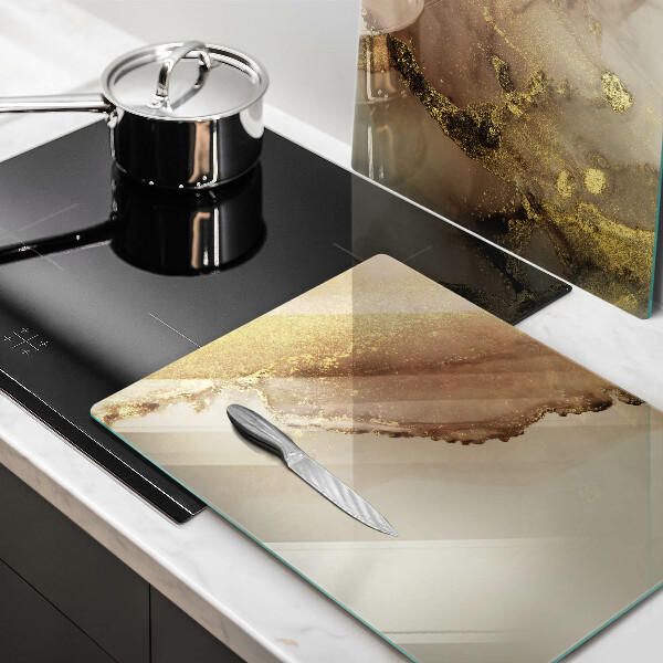 Deska do krojenia Abstrakcja złoto