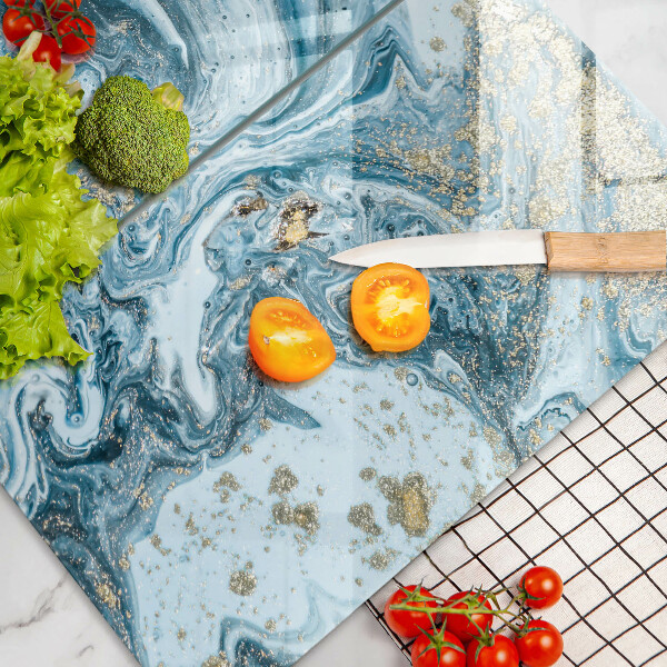 Deska do krojenia Struktura ze złotem