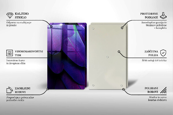 Deska do krojenia Neonowe pióra