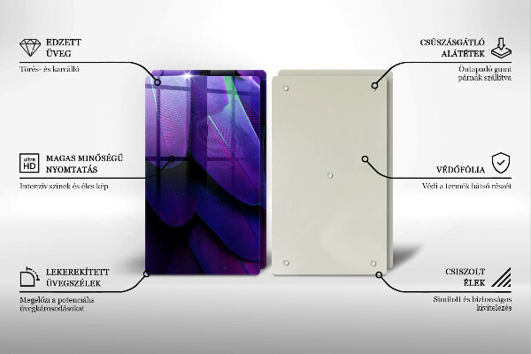 Deska do krojenia Neonowe pióra