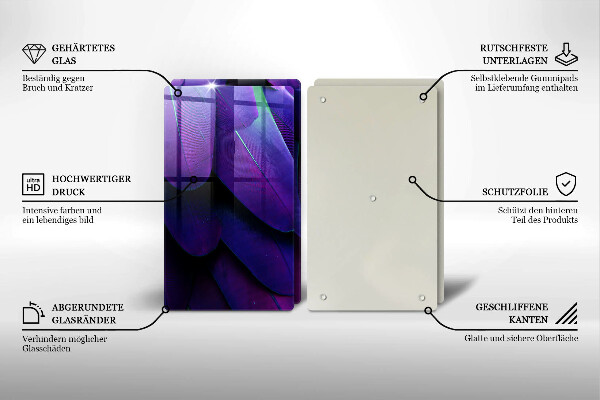 Deska do krojenia Neonowe pióra