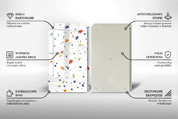 Deska do krojenia Kolorowy gres