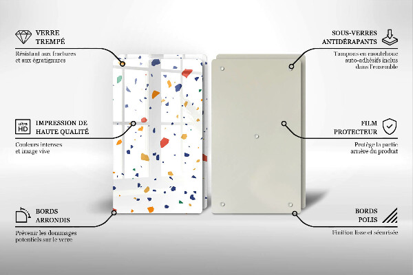 Deska do krojenia Kolorowy gres