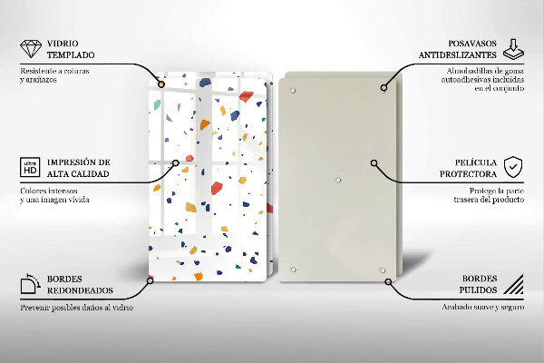 Deska do krojenia Kolorowy gres