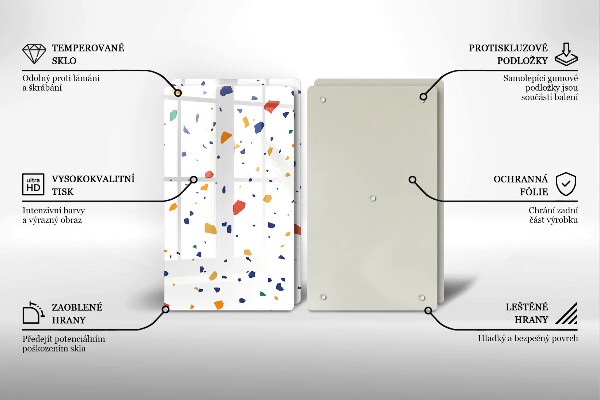 Deska do krojenia Kolorowy gres