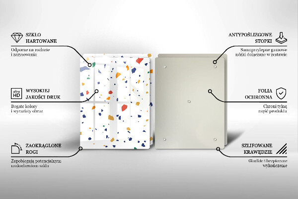 Deska do krojenia Kolorowy gres