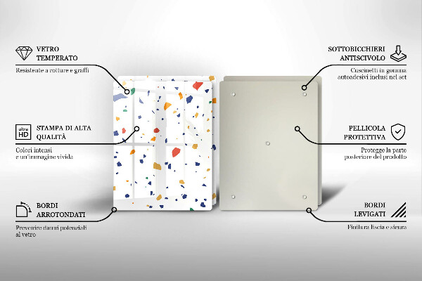 Deska do krojenia Kolorowy gres