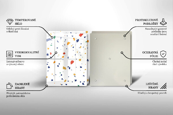 Deska do krojenia Kolorowy gres