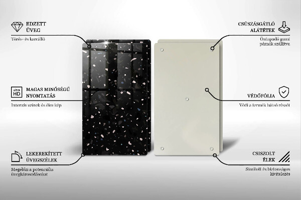 Deska do krojenia Ciemny kamień gres