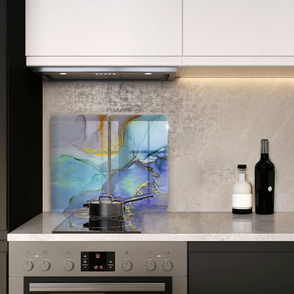 Deska do krojenia Pęknięty kamień złoto