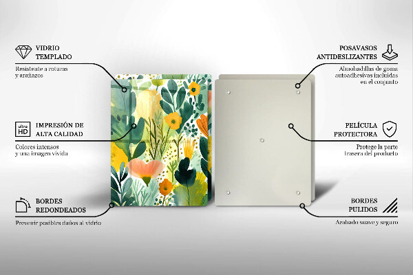 Deska do krojenia Malowane kwiaty