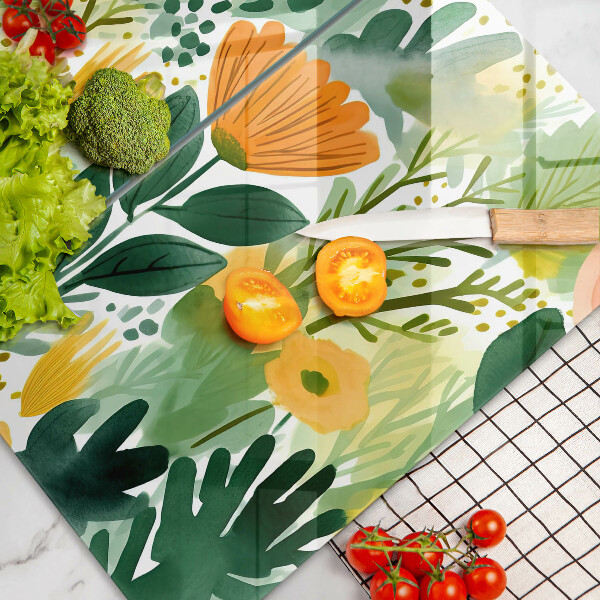 Deska do krojenia Malowane kwiaty