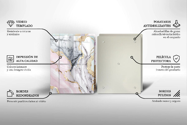 Deska do krojenia Pastelowy marmur