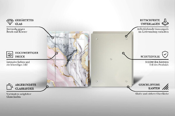 Deska do krojenia Pastelowy marmur