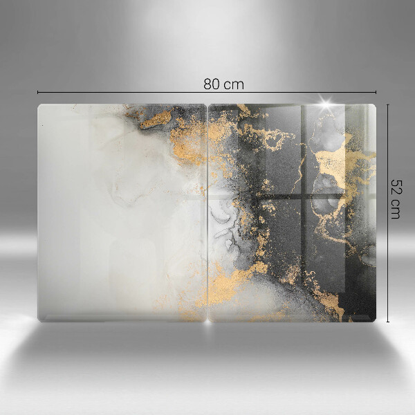 Deska do krojenia Abstrakcja ze złotem