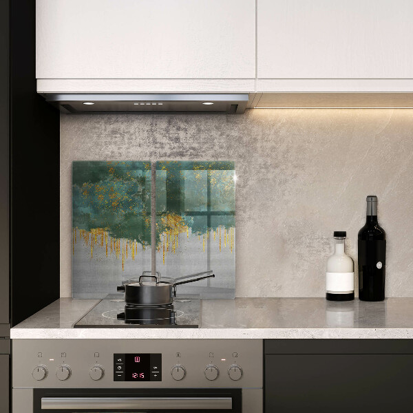 Deska do krojenia Abstrakcja ze złotem