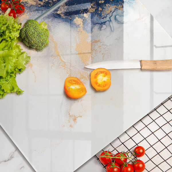 Deska do krojenia Abstrakcja z błękitem