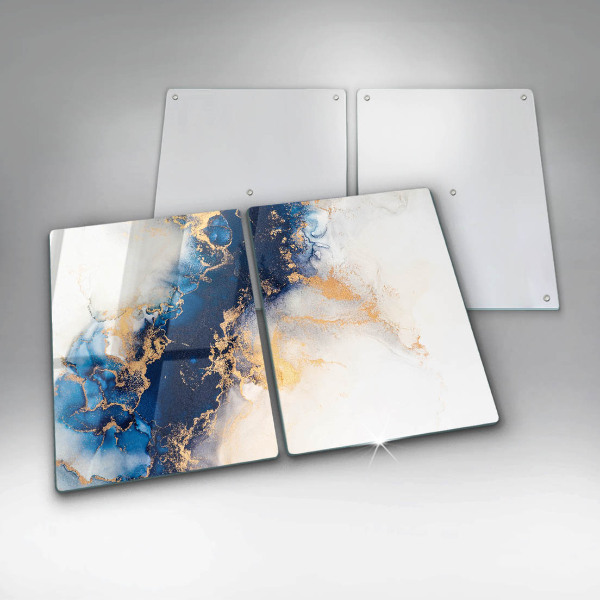 Deska do krojenia Abstrakcja z błękitem