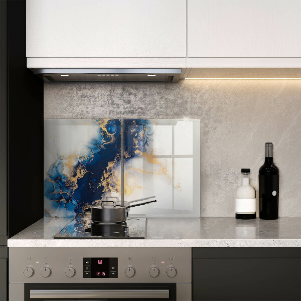 Deska do krojenia Abstrakcja z błękitem