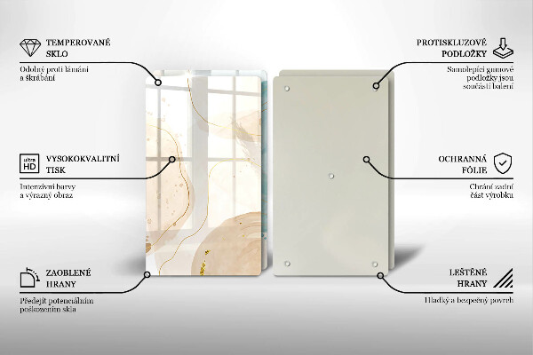 Deska do krojenia Jasne boho kształty