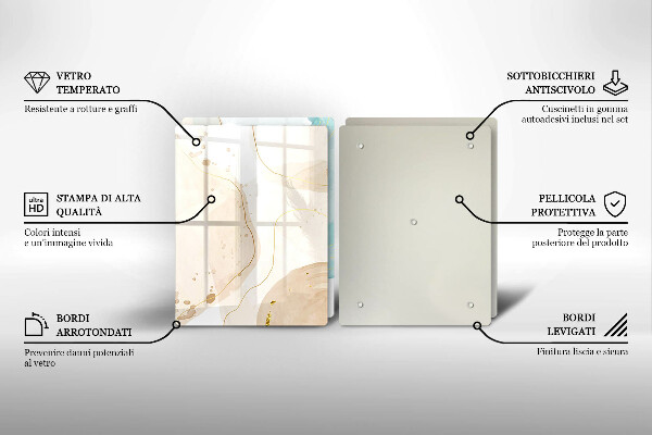 Deska do krojenia Jasne boho kształty